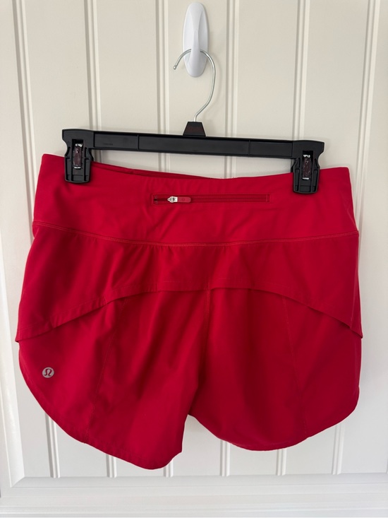 lululemon athletica Pants - Lululemon Red Speed up Shorts mid rise 2.5” inseam